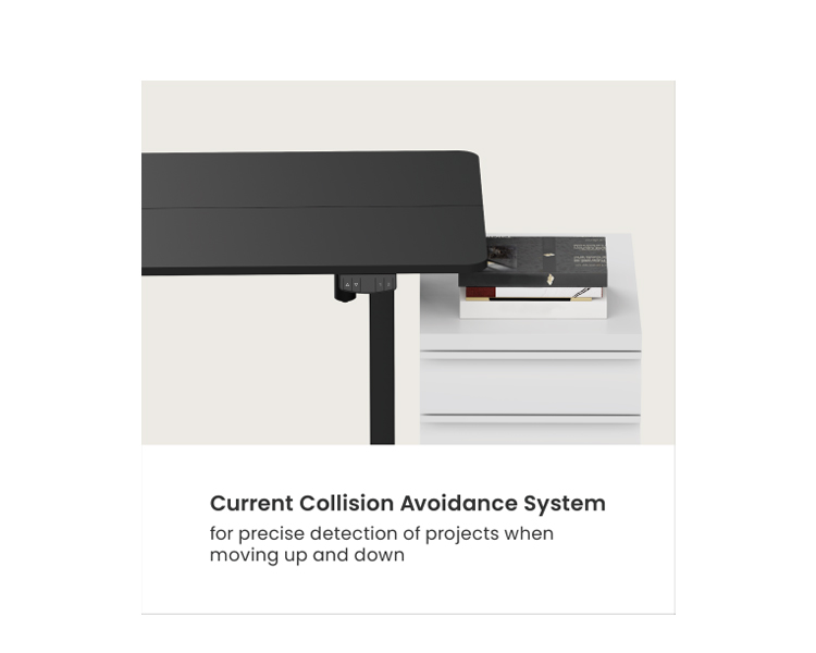 Desk: Vertex VX-1SSD-02B Electric Sit-Stand Desk Matte Black